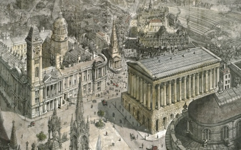 Historic Birmingham Town Hall painting 'comes home'